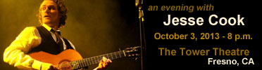 JazzConcerts.com presents an evening with Jesse Cook at the Tower Theatre in Fresno CA
