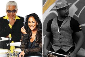 Pete Escovedo with Sheila E. Marcus Anderson at Thornton Winery