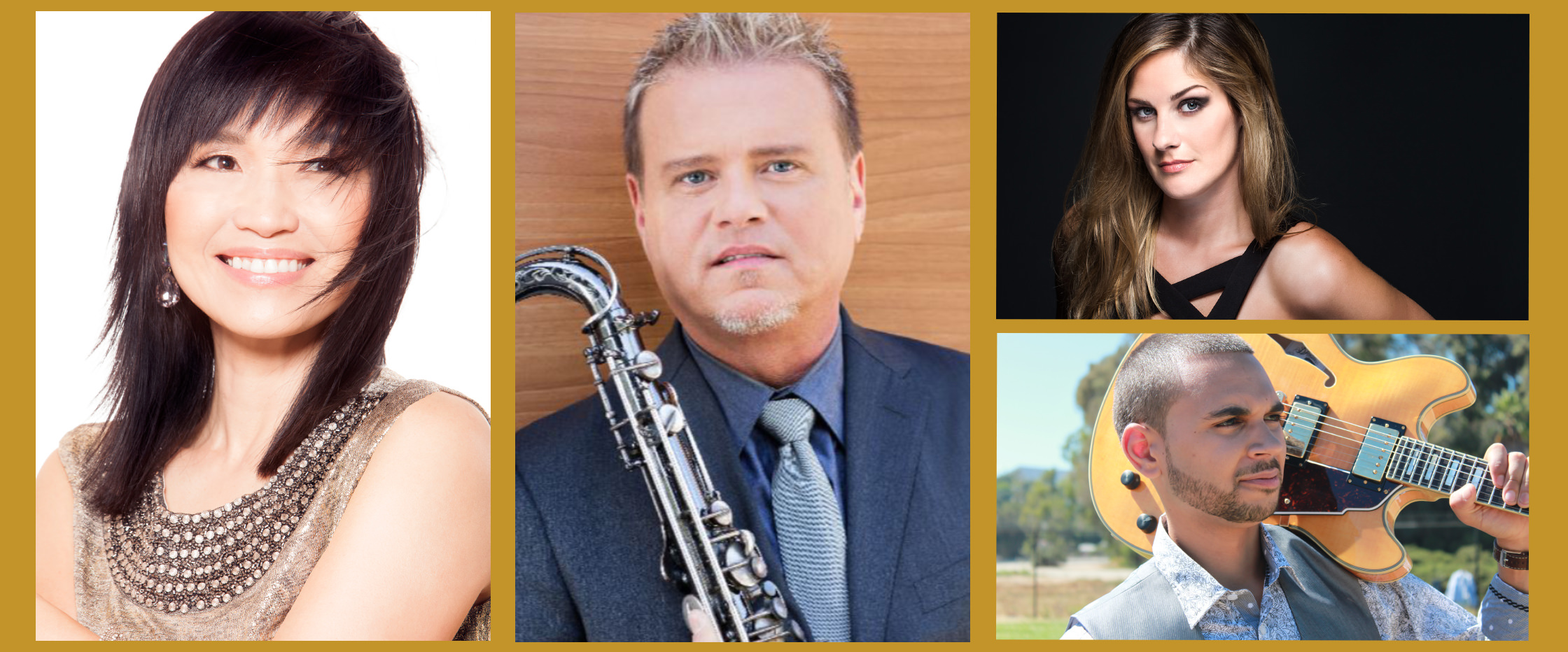 TIDINGS OF JAZZ & JOY - Keiko Mastui Euge Groove Lindsey Webster Adam Hawley